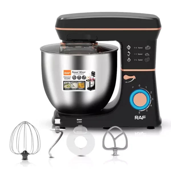 Raf Stand Mixer 10L 1800W Dry Anti Splash Protection, Speeds With Pulse Function, R.6673