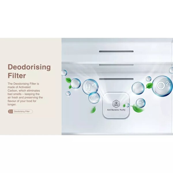 Hisense Side By Side Fridge Blue &Amp; White Glass 508L H670Sdbl-Wd