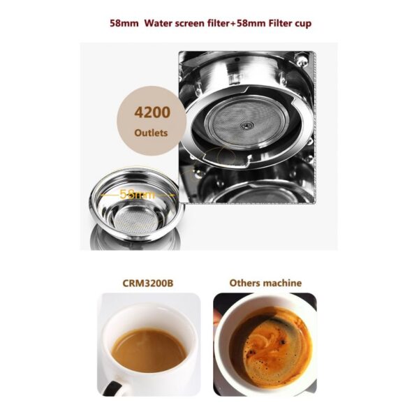 Gemilai Commercial Coffee &Amp; Espresso Machine Single Head