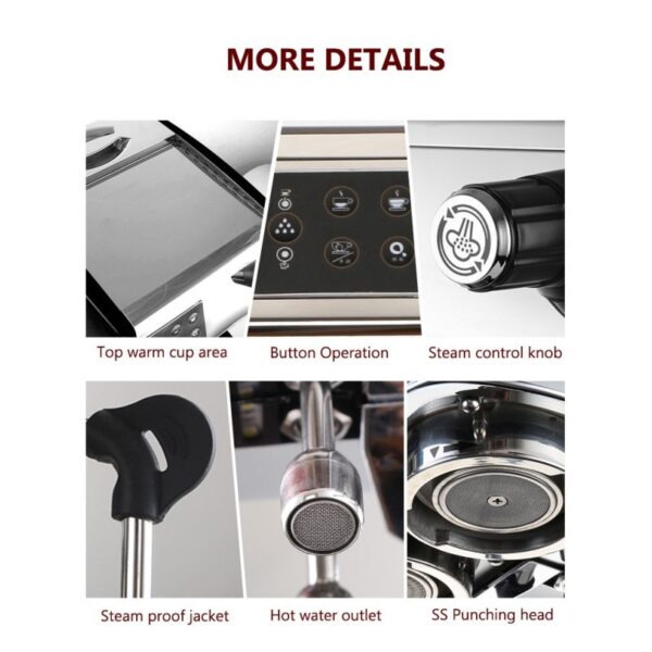 Gemilai Commercial Coffee &Amp; Espresso Machine Single Head