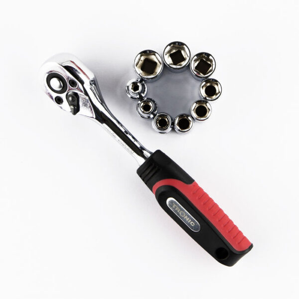 Tronic Driver And Socket Ratchet Set