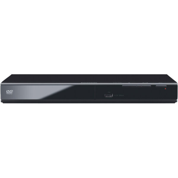 Panasonic Progressive Scan Dvd Player Detailed Video/Audio From Most Dvd/Cd Formats, View Content From Usb  (Black) Dvd-S500Gc