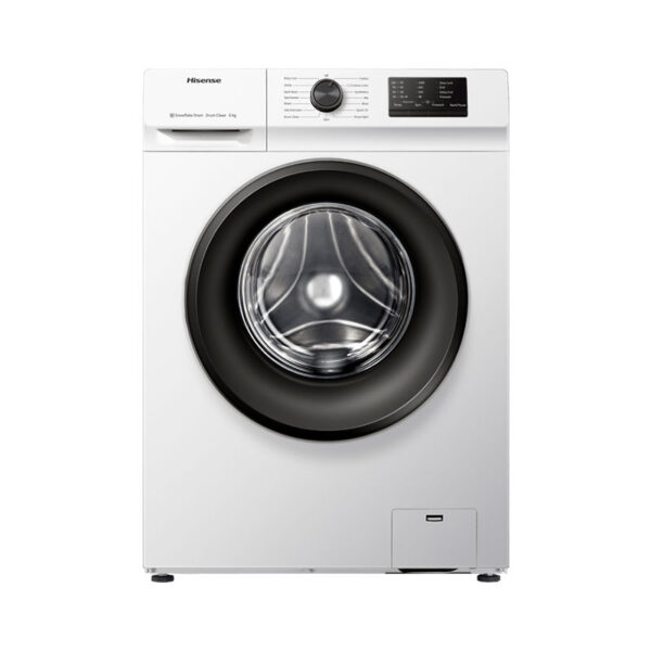 Hisense Washing Machine 7Kg Front Load With Inverter, Led Display, Snowflake Drum, Delay Wash, White Wfqp7012Vm