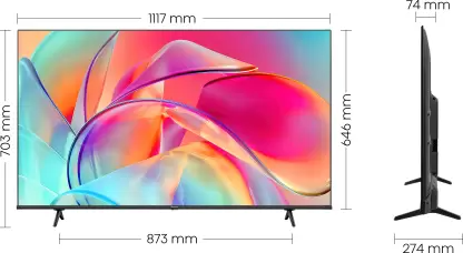 Hisense 50&Quot; Smart Uhd 4K Quantum Uled Tv With Dolby Vision Atmos, Hdr 10, 60Hz Vrr, 4K Resolution, Built-In Wi-Fi , Dolby Audio Sound 50E7K
