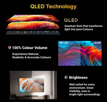 Hisense 50&Quot; Smart Uhd 4K Quantum Uled Tv With Dolby Vision Atmos, Hdr 10, 60Hz Vrr, 4K Resolution, Built-In Wi-Fi , Dolby Audio Sound 50E7K