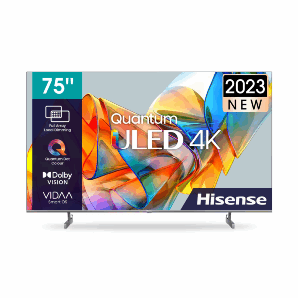 Hisense 75&Quot; Smart 4K Quantum Uled Tv With Dolby Atmos, Full Array Local Dimming, Hi-View Engine, Hdr10+, Vidaa Voice, Airplay 2, Smooth Motion 75U6K