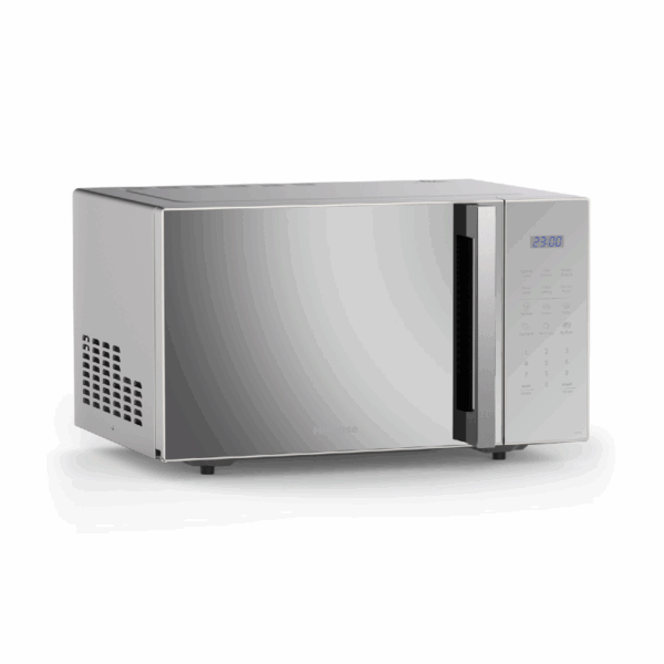 Hisense Microwave 26L 700W Solo Digital, 6 Power Levels, Touch Display, Handle, Mirror Finish H26Moms5H