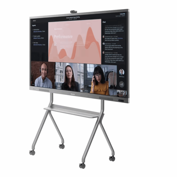 Hisense 86&Quot; Mobile Screen Cart Digital Interactive Board, Perfect Mounting Solution, Easy To Assemble Mc086C