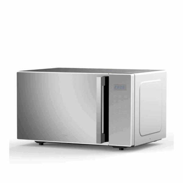 Hisense Microwave 30L 700W Solo Digital Touch Display, 6 Levels, Mirror Finish Silver H30Moms9H