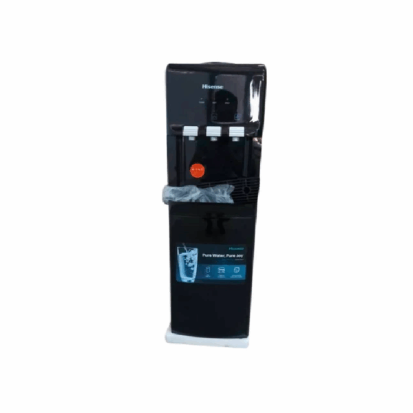 Hisense Top Loading Water Dispenser 3.4L With Refrigerator, Cabinet, Hot, Cold &Amp; Normal Push Button, Black H96Wdtb3S1