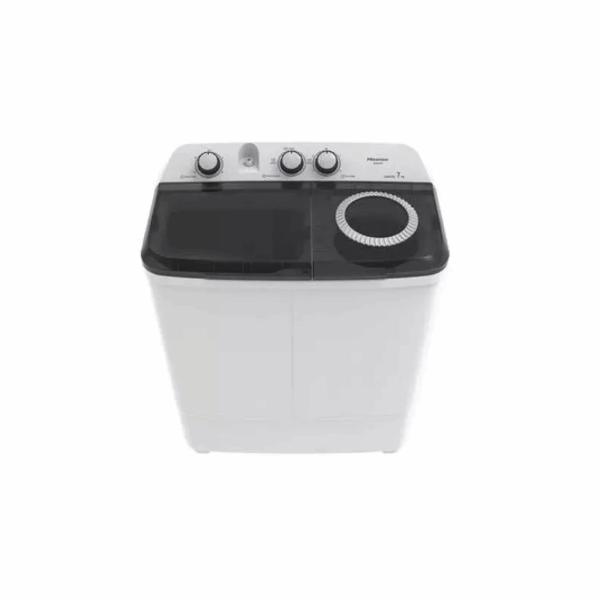 Hisense Twin Tub Washing Machine 12Kg Top Load Semi-Auto/Manual White Wsxl121