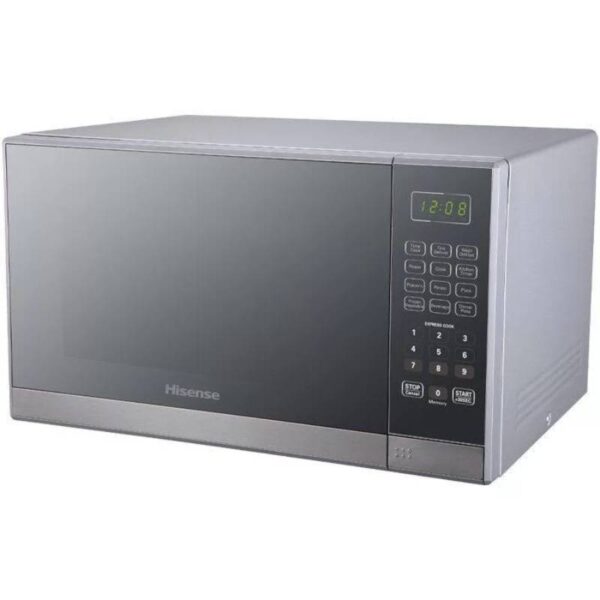 Hisense Microwave 36L 1000W Solo Digital, 10 Power Level, Defrost, Push Button, Mirror Finish H36Mommi