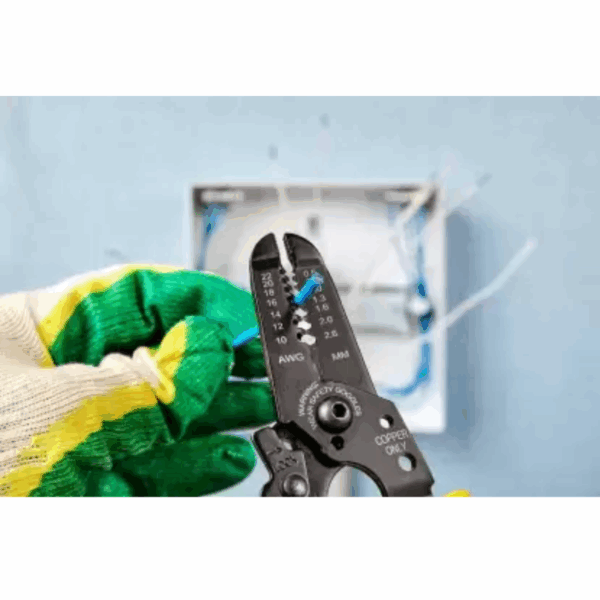 Ingco Wire Stripper 8.5&Quot;/215Mm With Sharp Edge, Push Down Wire Function Hwsp851