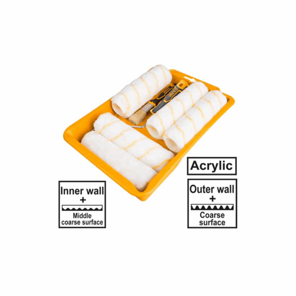 Ingco Cylinder Brush 8In1 Set (Inner Wall And Outer Wall) Hktcb83230083