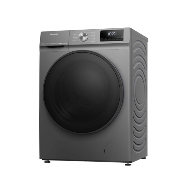 Hisense Washing Machine 10.5Kg &Amp; 7Kg Dryer With Pure Jet, Pure Steam, Allergy Steam, Durable Inverter, Super Energy Efficient, Drum Clean, Pause &Amp; Add, Quick Wash, Delay End, Raindrop Drum Wd3Q1043Bt