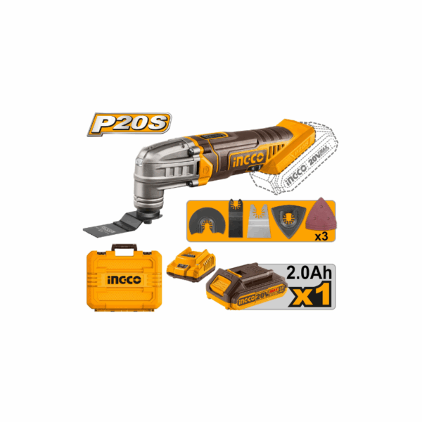 Ingco Cordless Multi-Tool 20V With 6 Speed Adjustment Cmli20228