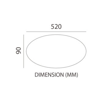 Tronic Sparkling Round Led Changeable (3 Shades) Ceiling Light