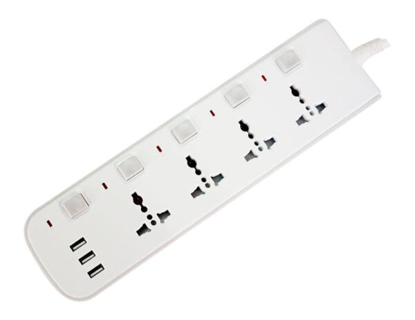 Tronic 4 Way Extension With Usb Ports