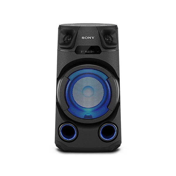 Sony High Power Party Speaker Audio System With Bluetooth Technology, Speaker Light, Two High Efficiency Tweeter, Jet Bass Booster Technology, Fiestable App, Multi Device Connection Mhc-V13