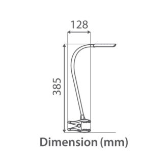 Tronic Desk Lamp with Clamp