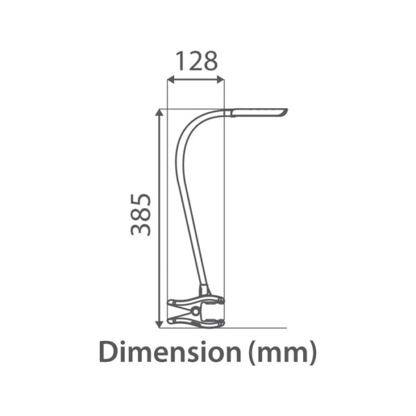 Tronic Desk Lamp With Clamp