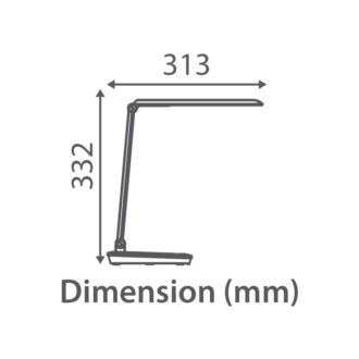 Tronic Desk Lamp with Wireless Charging Pad