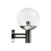 Tronic Searchlight Orb Stainless Steel Outdoor Wall Light