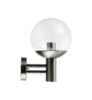 Tronic Searchlight Orb Stainless Steel Outdoor Wall Light