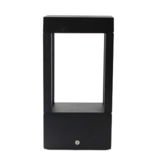 Tronic Black Modern LED Garden Gate Light