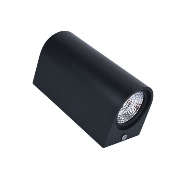 Tronic Black Up &Amp; Down Cob Wall Light