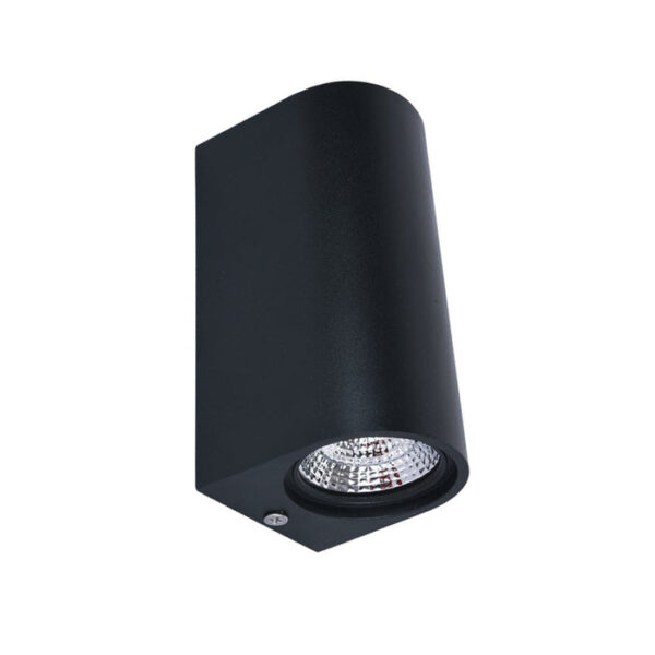 Tronic Black Up &Amp; Down Cob Wall Light