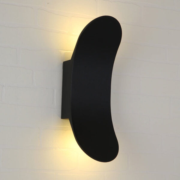 Tronic Simple Black Led Wall Light