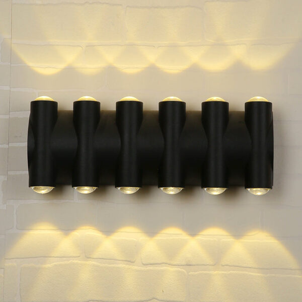 Tronic Black Up &Amp; Down Led Wall Light
