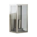 Tronic Stainless Steel Rectangular Cuboid Wall Light