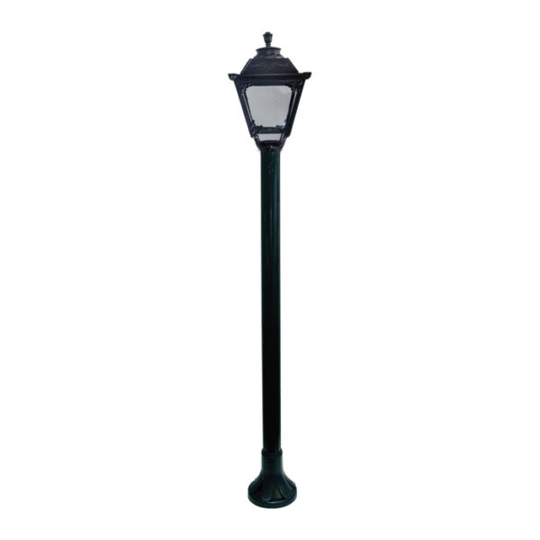 Tronic Ornamental Aluminum Bollard Ll 907P-10-Bk