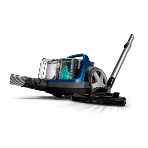 Philips Vacuum Cleaner Dry 2000W Bagless Canister 1.5L Dust Capacity, H13 Allergy Filter, Powercyclone 7 Technology And Triactive Nozzle, 5000 Series Fc9570/62