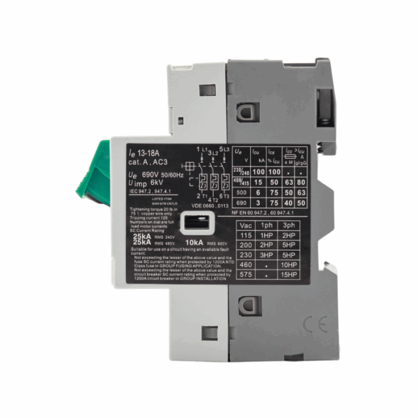 Tronic Motor Protection Circuit Breaker 13-18Amps