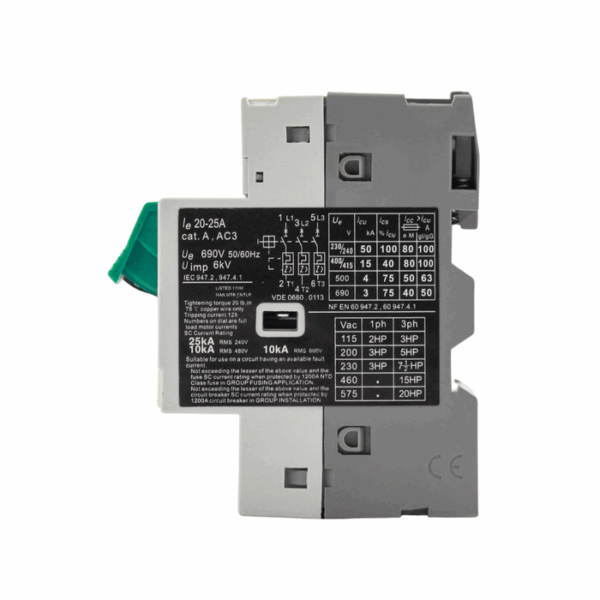 Tronic Motor Protection Circuit Breaker 20-25Amps