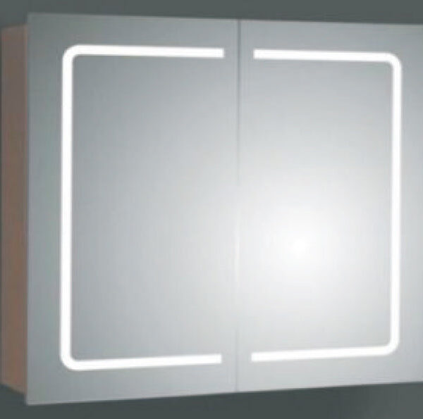 Tronic Mirror Light with Two Door Cabinet