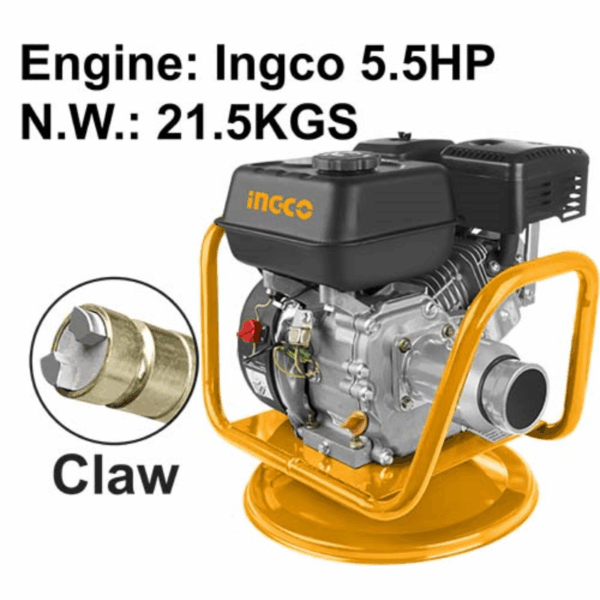 Ingco Concrete Vibrator Ingco Engine 5.5Hp Petrol Claw Type Gvr-2