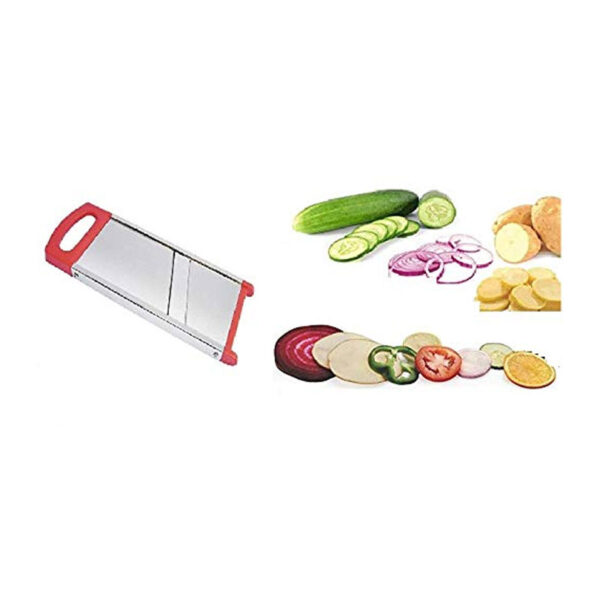 Uttam Deluxe Plain Vegetable Slicer For Potato, Onion, Carrots &Amp; Etc Stainless Steel