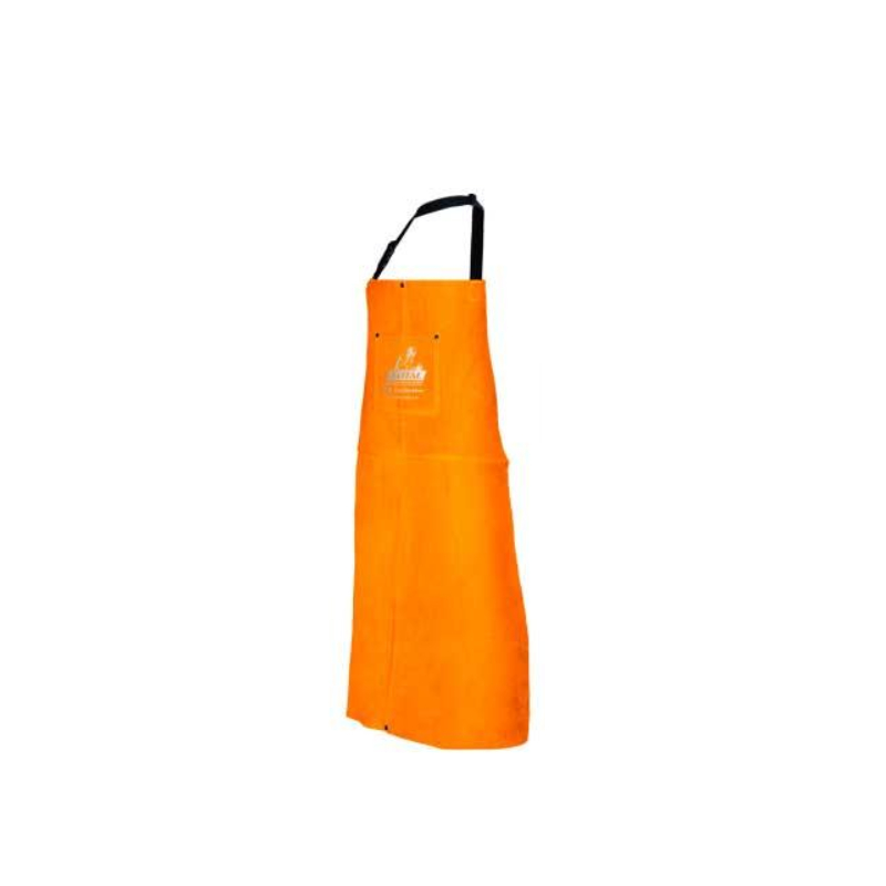 Total Leather Welding Apron 90X60Cm Yellow Cow Skin, Heat Insulation, Flame Retardant, Wear Resistance Tspwa03