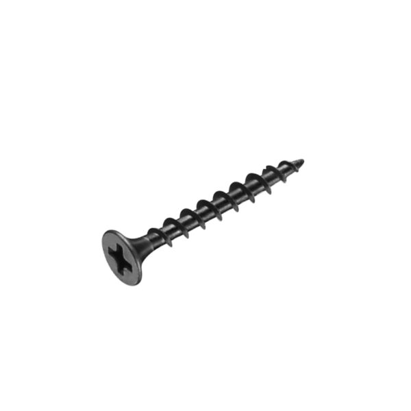 Total Drywall Screw #8X2-1/2&Quot;(4.2X64Mm) Fine Thread For Gypsum Phillips Drive, Carbon Steel, Phosphatized Black 250Pcs Box Thwds82122