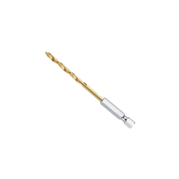 Total Hss Twisted Drill Bit 6Mm With Hex Shank, Titanium Finish Tac1140601
