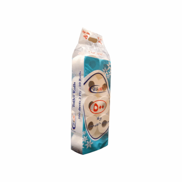 U&Amp;Me Toilet Paper Roll 500 Sheets (Pack Of 10Pcs)