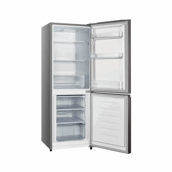 Hisense Refrigerator 223L Double Door, Bottom Freezer, Titanium Silver H300Bts