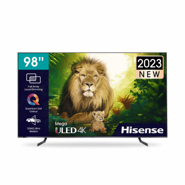 Hisense 98&Quot; Smart 4K Quantum Uled Tv With Game Mode Pro, Dolby Vision Iq, Hdr 10+, Quantum Dot, Voice Remote 98U7H/K