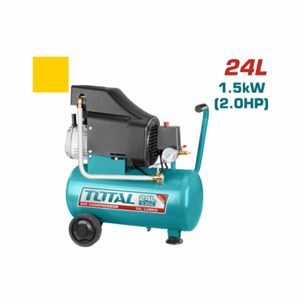 Total Air Compressor Convenient Drainage Of Condensate 24L 1.5Kw 220-240V Tc1202411-8