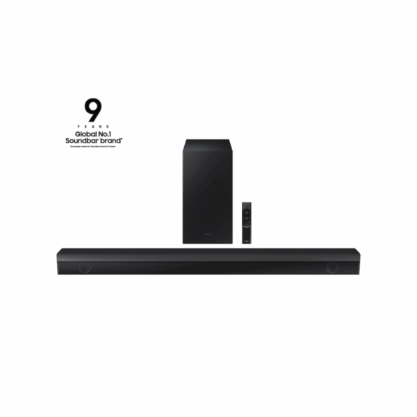 Samsung Soundbar With Subwoofer 3.1Ch B-Series With Dolby Digital 5.1 &Amp; Dts Virtual X, Bass Boost, Adaptive Sound Lite, One Remote Hw-B650/Zn
