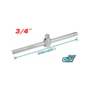 Total Socket Spanner Sliding T-Bar 3/4" Heat Treatment, Chromed Plated THTSTB34201